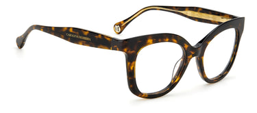 Designer Women Carolina Herrera Eyeglasses: CH 0018 - Havana(2)- SpecSMART Eye Clinic (Diagonal View)